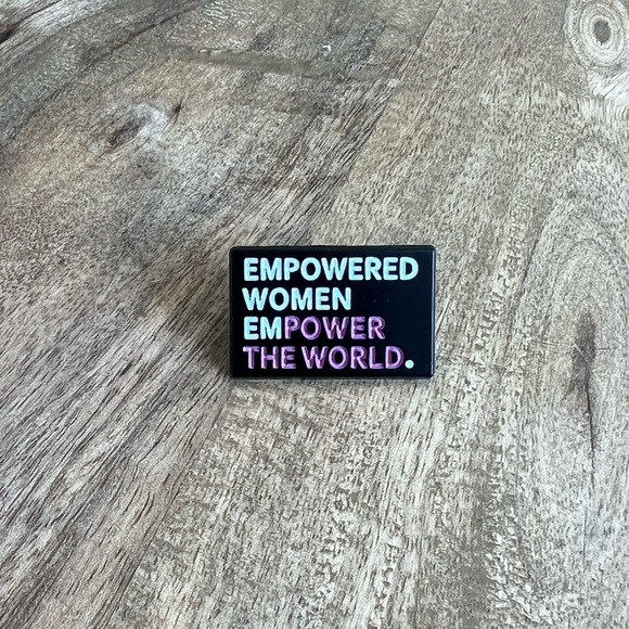 Empowered Women Empower the World Enamel Pin - Picture 2 of 3